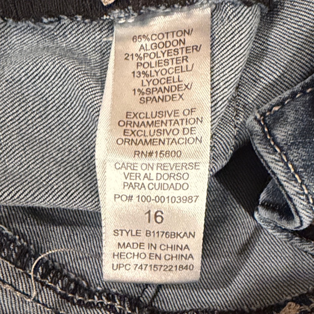Democracy Dark Blue Women's Jeans - Picture 3 of 7